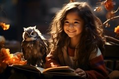 3D Character Child Girl Painter with relevant environment Product Image 1