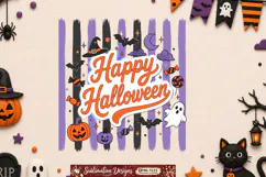 Happy Halloween,Happy Halloween T-Shirt Design,Spooky png Product Image 2