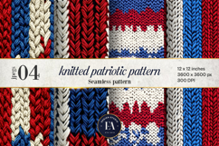 Knitted Patriotic Pattern | Patriotic Background Product Image 1