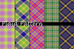 Plaid Pattern Digital Paper Bundle Product Image 1