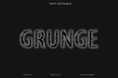Distorted Glitch Text Effect PSD Product Image 1