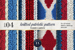 Knitted Patriotic Pattern | Patriotic Background Product Image 1