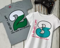 Level Up Birthday Numbers 1 through 5 SVG Files Product Image 1