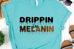 Drippin in Melanin SVG Black Lives Matter SVG PNG EPS DXF Product Image 3