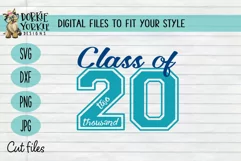 Class of 2020 - senior - graduation, high school SVG cut Product Image 1