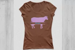Cow SVG, Cow Monogram Svg, Farm animal cow, Cow Cut File. Product Image 3