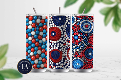Beaded Patriotic Pattern | Patriotic Background Product Image 2