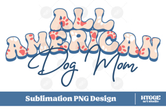 American Dog Mama Papa 4th of July USA Paw DTF PNG Bundle Product Image 4
