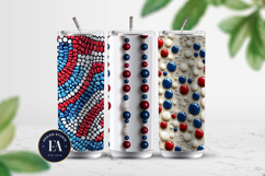 Beaded Patriotic Pattern | Patriotic Background Product Image 2