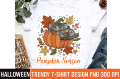 Pumpkin Season Sublimation Design,Pumpkin Season PNG Product Image 3