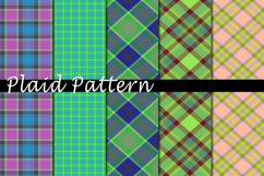 Plaid Pattern Digital Paper Bundle Product Image 1