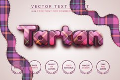 Tartan - Editable Text Effect, Font Style Product Image 1