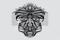 Tribal Human Face - Illustrative Design Composition Product Image 3