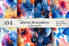 Abstract Floral Dreamy Paper| Floral pattern Product Image 1