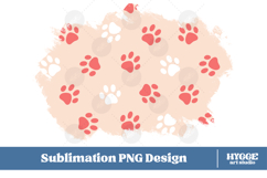 American 4th of July Cat Dog Paw Background Png DTF Bundle Product Image 2