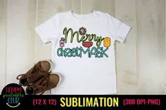 Christmas Sublimation Pandemic- Merry Christmask Sublimation Product Image 1