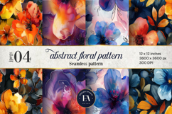 Abstract Floral Dreamy Paper| Floral pattern Product Image 1