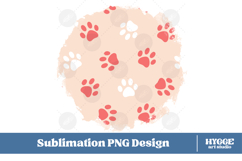 American 4th of July Cat Dog Paw Background Png DTF Bundle Product Image 3