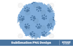 American 4th of July Cat Dog Paw Background Png DTF Bundle Product Image 3