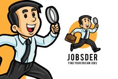 Job Seeker Logo Mascot Template Product Image 1