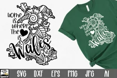 Wales Mandala SVG File - Home is Where the Heart Is SVG Product Image 1