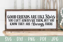 Good Friends Are Like Stars | Farmhouse Sign Product Image 1
