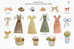 Country Cottage Charm Watercolor Clipart Collection Product Image 4