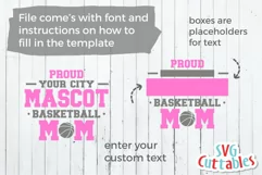 Basketball SVG | Basketball Template 0028 | Shirt Design Product Image 6