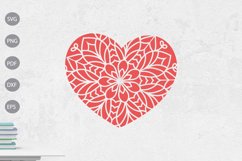 Mandala Heart SVG Design Product Image 2