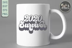 New Year 2021 Retro SVG - PNG, DXF, SVG, EPS, Cut File Product Image 4