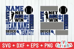 Tennis SVG | Tennis Subway Art | Shirt Design Product Image 1