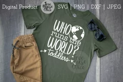 Who Runs the World? Funny Mom Shirt, Sassy Mom SVG PNG JPG Product Image 3