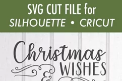 Christmas Wishes - Mistletoe Kisses - SVG DXF Files Product Image 3