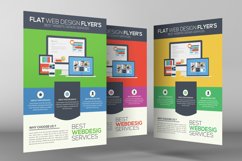 Flat Website Design Flyer Product Image 3