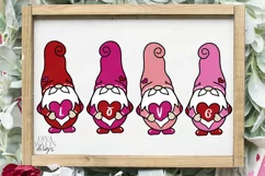 Valentine's Day Love Gnomes - Valentine - Heart - SVG Gnome Product Image 1