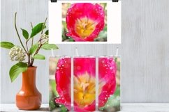 Spring Tulip Photo for Skinny Tumbler Wrap PNG Product Image 5