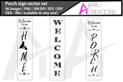 porch sign svg Product Image 2