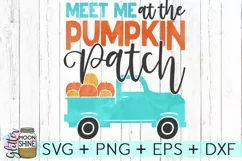 Meet Me At The Pumpkin Patch SVG DXF PNG EPS Cutting Files Product Image 1