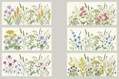 Mug sublimation design wildflowers herbs Product Image 2