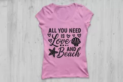 All You Need Is Love and Beach Svg, Beach Svg, Summer Svg. Product Image 2