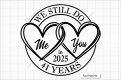 41st Anniversary Svg