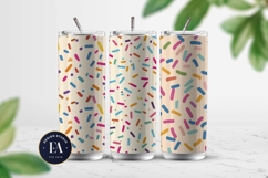 Pastel Sprinkles digital paper | Colorful Rainbow Sprinkles Product Image 2
