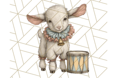 Vintage Carnival Animals Clipart PNG, Retro Circus Elements Product Image 2
