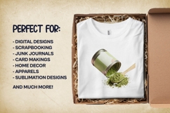 Matcha Tin Clipart 4 PNG Product Image 3