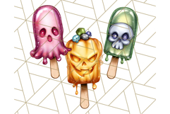 Summerween Tropical Treats Clipart PNG, Halloween Desserts Product Image 2