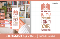 Bookmark Saying SVG | Funny Book Lovers - Traveling Product Image 1