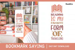 Bookmark Saying SVG | Funny Book Lovers - Traveling Product Image 1