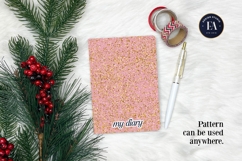 Pink Gold Shimmer Digital Paper, Glitter Texture Product Image 4