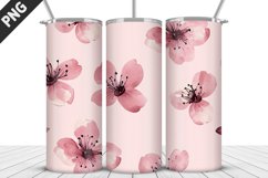 Flowers Tumbler Wrap | Sublimation Design | Tumbler PNG Product Image 1