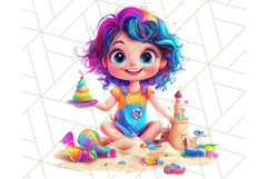 Bright Summer PNG Clipart, Printable Beach Graphics Product Image 2